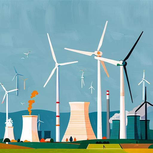 在风电、火电、核电等主要发电能源中，哪种使用得最多呢？